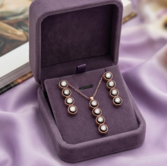 Elmas Monturlu , Swarovski taşlı Rose Gümüş Set
