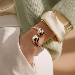 Bottega model Rose Altın Kaplamalı Gümüş Bilezik