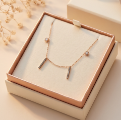 Çubuk Model Rose Zirkon Taşlı Gümüş Halhal