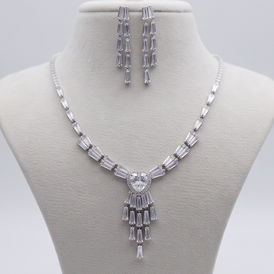 14 K Xuping Bagety Zirkonyum Taşlı Set